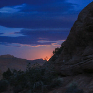 Moab Moonset